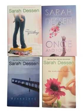 Sarah Dessen 4 Book Lot Hardcover Paperback YA Romance Coming of Age Fiction